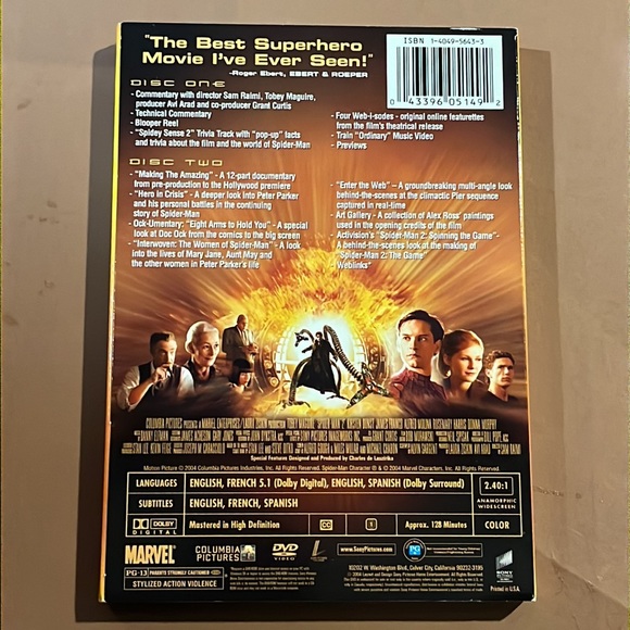 Spider-Man 2 Widescreen Special Edition 2-Disc DVD - Picture 2 of 8